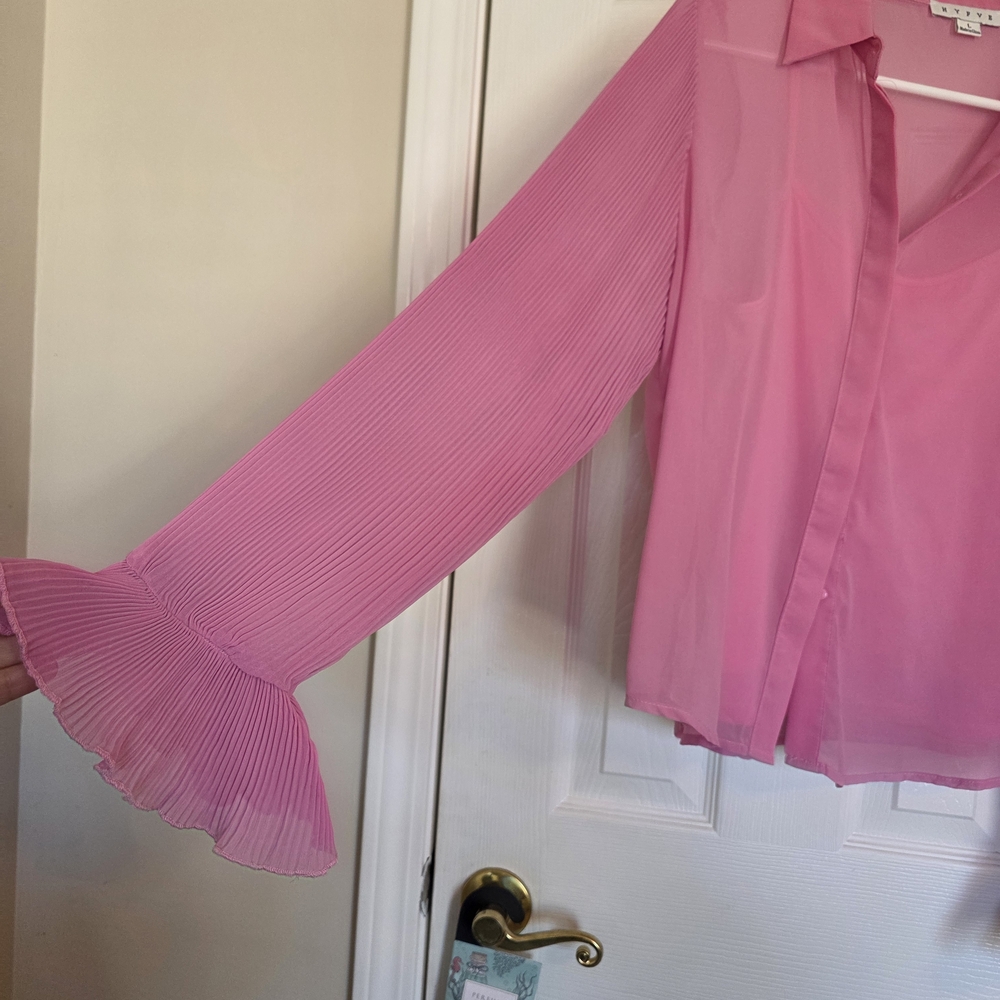 HYFVE Pink Sheer Blouse Set - Picture 5 of 10